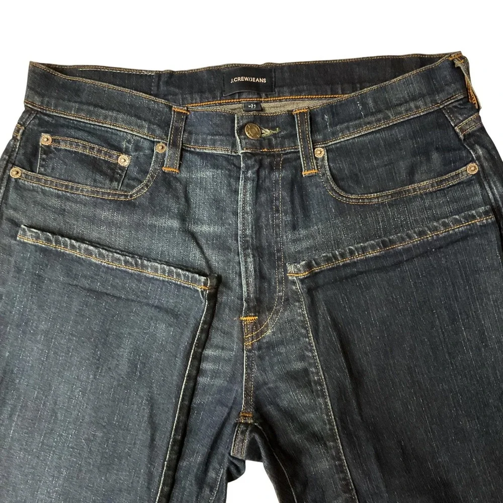 J. Crew Men's VTG Y2K Straight Leg Classic Retro Fit Denim Jeans Blue‎ Size 31